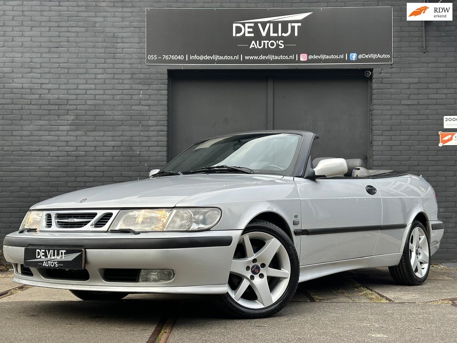 Saab 9-3 Cabrio 2.0t SE Design Edition | Climate Control | C, Auto's, Voorwielaandrijving, Gebruikt, Zwart, 4 stoelen