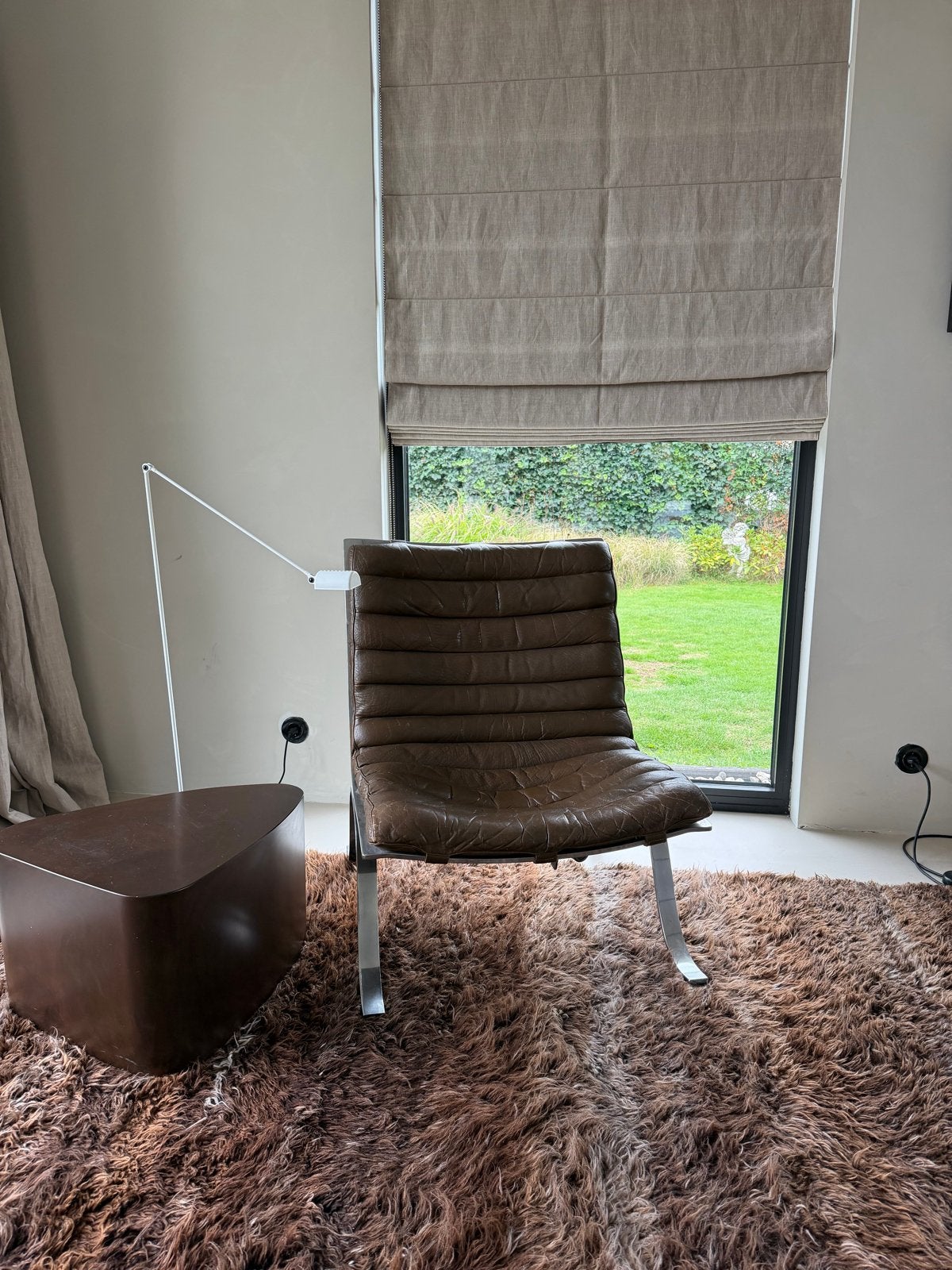 Arne Norell Ariet lounge stoel in donkerbruin leer, Ophalen of Verzenden