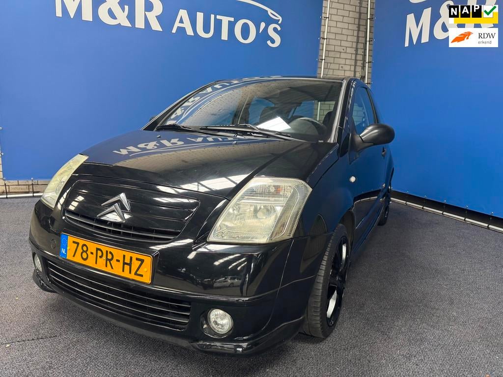 Citroen C2 1.6i-16V VTR Nieuwe APK, Auto's, Citroën, Gebruikt, 4 cilinders, 4 stoelen, Origineel Nederlands