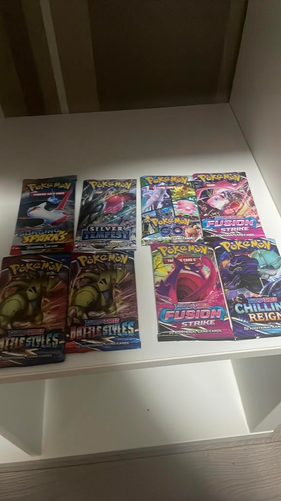 Pokemon pakjes ZELF GEMAAKT, Hobby en Vrije tijd, Verzamelkaartspellen | Pokémon, Ophalen of Verzenden, Zo goed als nieuw