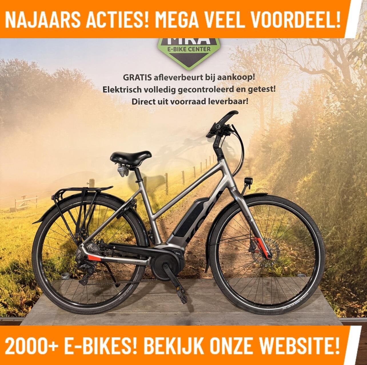 Koga PACE Elektrische fietsen met BOSCH midden motor ebikes!, Zo goed als nieuw, 50 km per accu of meer, Overige merken