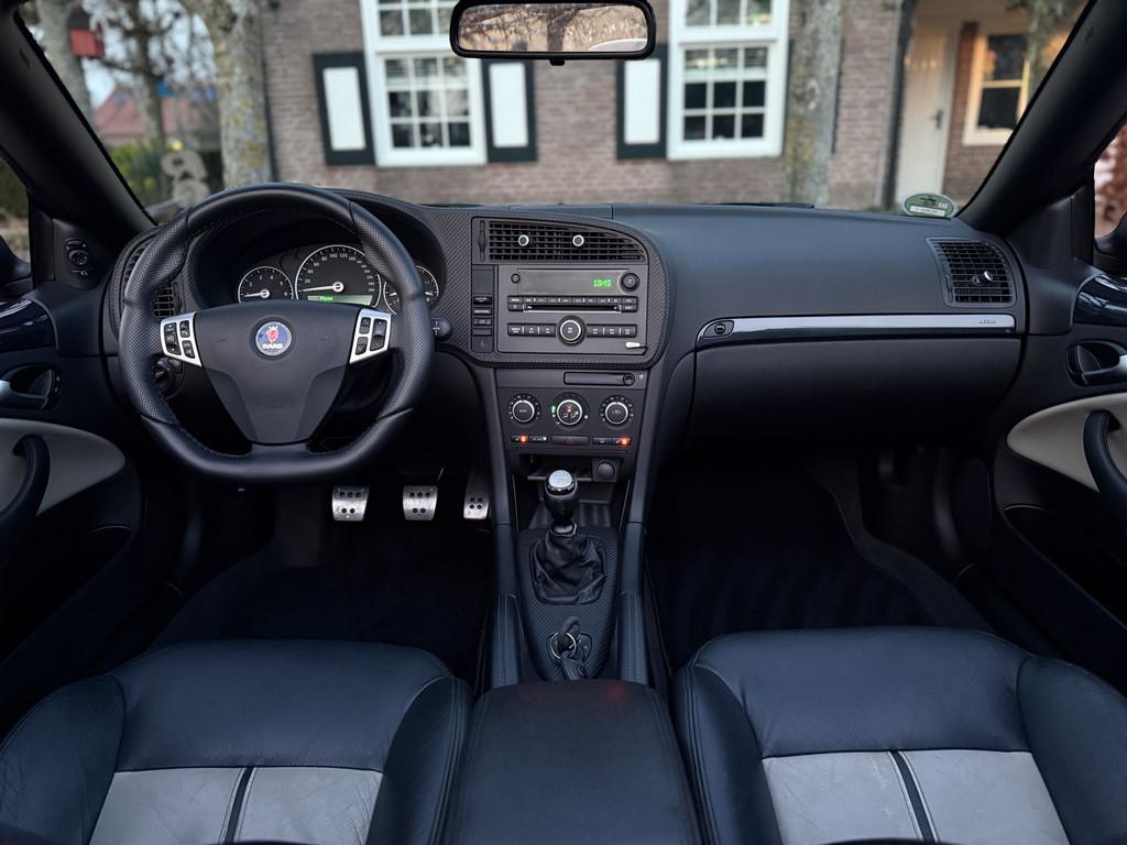 Saab 9-3 Cabrio 2.0 T Aero l 210pk l Facelift l Uitzonderlij, Voorwielaandrijving, 1998 cc, Automatische klimaatregeling, Gebruikt