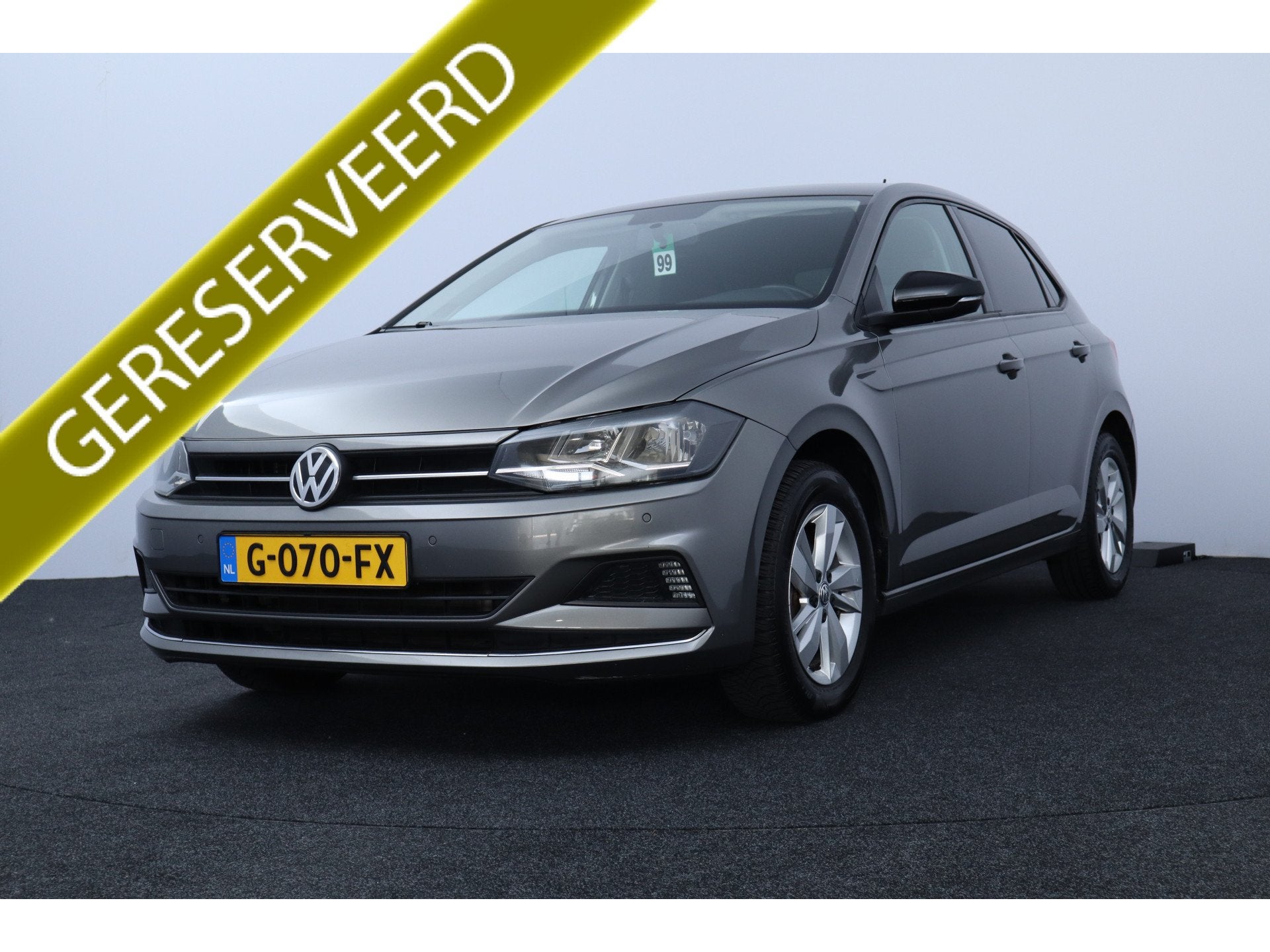 Volkswagen Polo 1.0 TSI Highline/ 15'' LMV/ Stoelverw/ Adapt, Voorwielaandrijving, Stof, 1045 kg, Bedrijf