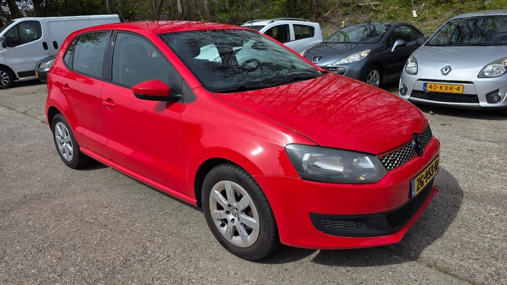 VW Polo 1.2i 5 Deurs Airco 2009 Apk 28 februari 2027, Auto's, Voorwielaandrijving, 40 €/maand, Zwart, 1198 cc