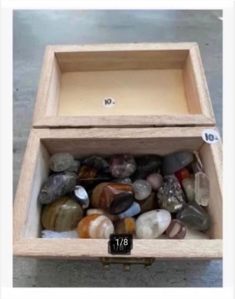 8 x schatkistjes met edelstenen, prijs per stuk, Nieuw, Ophalen of Verzenden, X, X