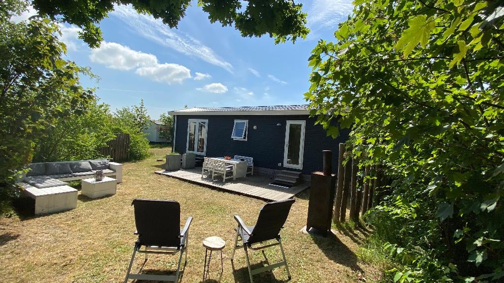 Heerlijk chalet op Texel; rust, natuur en strand dichtbij!, Vakantie, Vakantiehuizen | Nederland, In bos, Internet, 2 slaapkamers