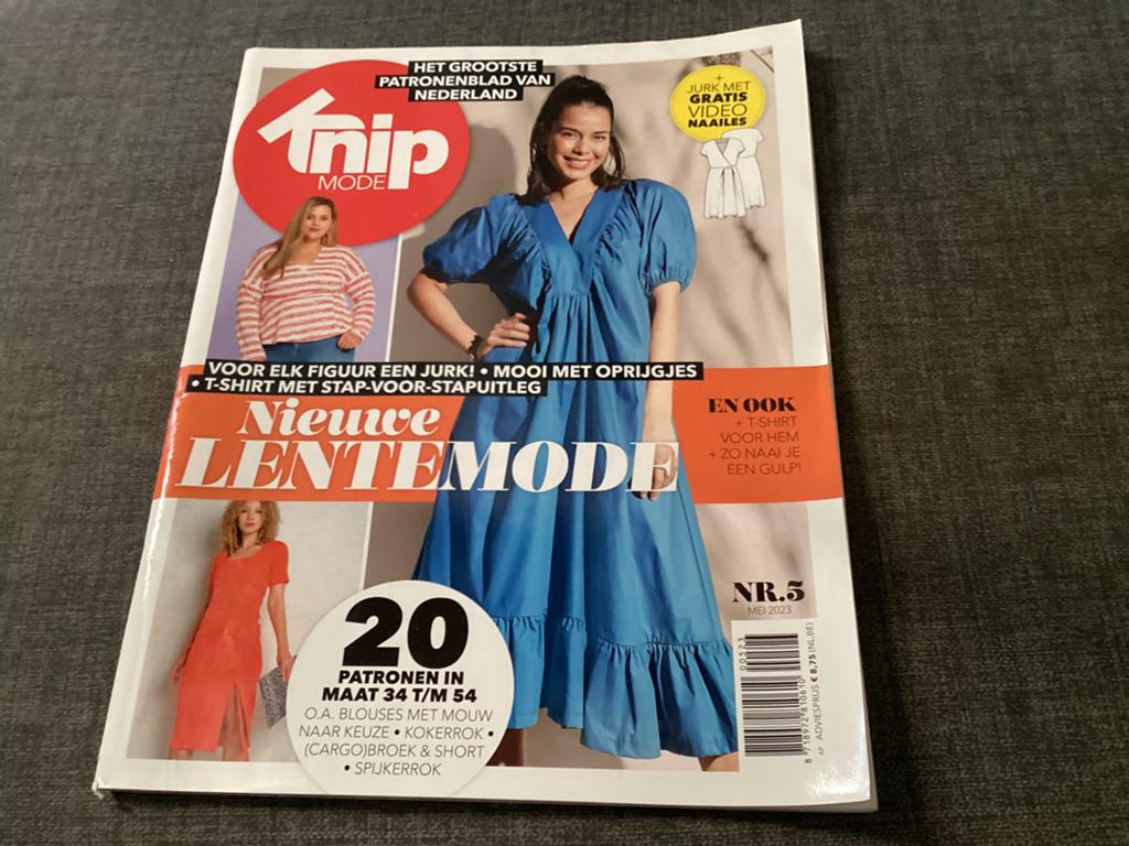 Knipmode 5-7-12 2023 prijs per stuk, Hobby en Vrije tijd, Kledingpatronen, Ophalen of Verzenden, Zo goed als nieuw, Vrouw, Knipmode