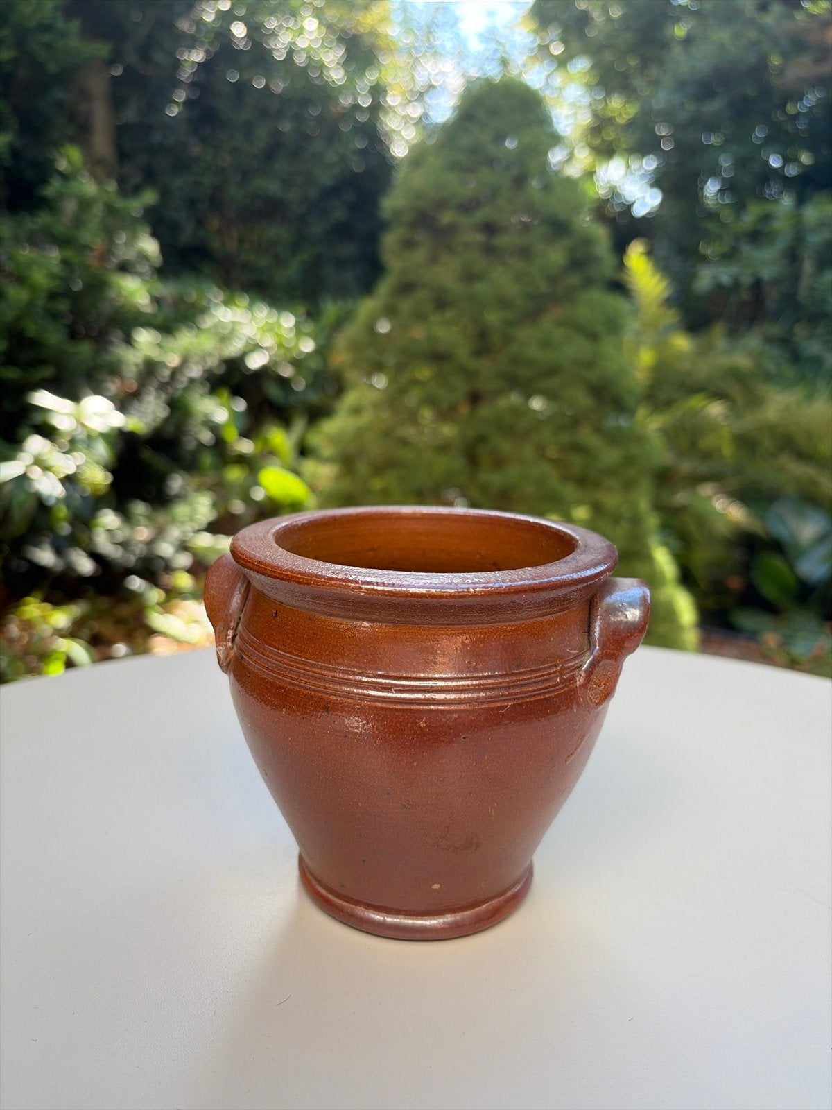 Antieke keulse pot met handvatten, Ophalen of Verzenden