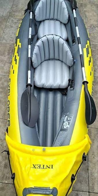 Roeiboot Intex Explorer K2, Watersport en Boten, Ophalen, Gebruikt, SUP-boards