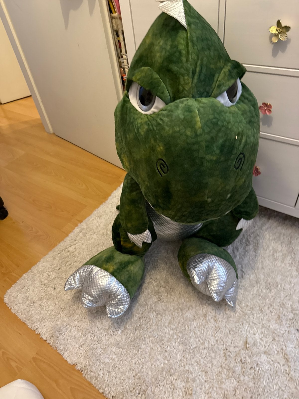 Reuze Dinosaurus Knuffel - Ongeveer 1 Meter Hoog, Ophalen, Dinosaurus, Groot (groter dan 80 cm), Gebruikt