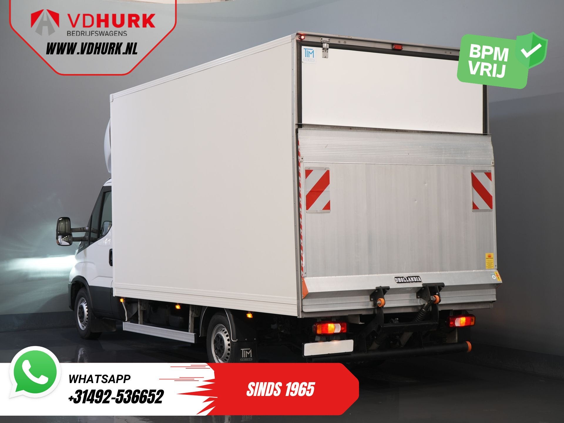 Iveco Daily 35S18HV 3.0 Aut. ZF BPM VRIJ! Bakwagen Laadklep/, Automaat, Gebruikt, 4 cilinders, Iveco