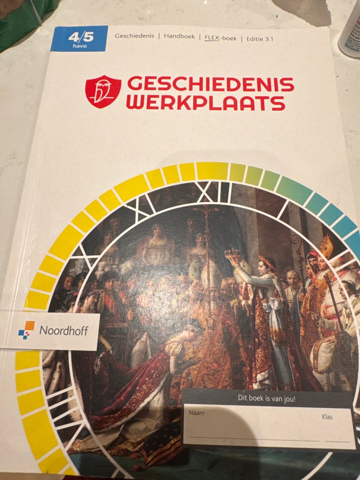 Geschiedenis Werkplaats Handboek HAVO 4/5 - Onbeschadigd, Boeken, Ophalen of Verzenden, Zo goed als nieuw, HAVO, Geschiedenis