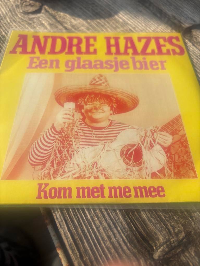 André Hazes - Een glaasje bier / Kom met me mee (herpers), Cd's en Dvd's, Vinyl Singles, Gebruikt, Originele persing, 7 inch, Ophalen of Verzenden