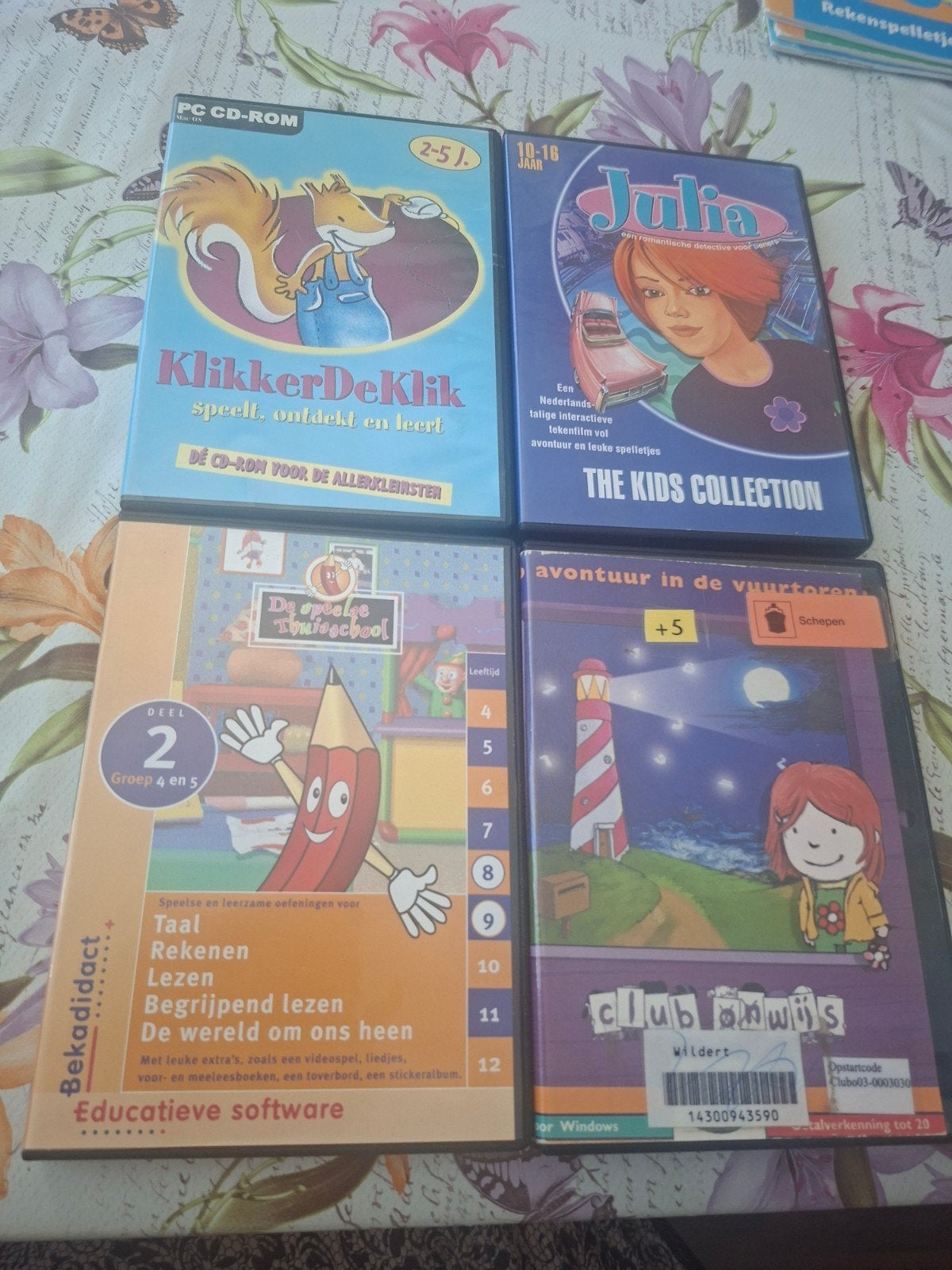 Leer en leuke spelletjes op cd rom, Puzzel en Educatief, 1 speler, Ophalen of Verzenden, Zo goed als nieuw