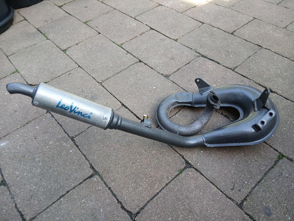 Leovince "Blikleo" uitlaat voor Wallaroo/Fox, Fietsen en Brommers, Brommeronderdelen | Algemeen, Gebruikt, Uitlaat, Ophalen