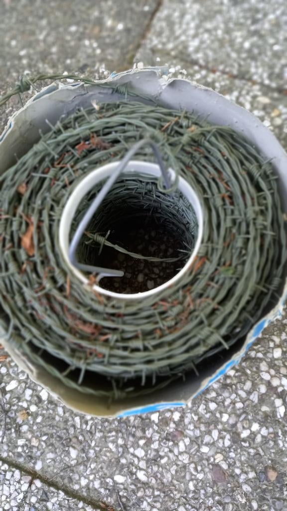Prikkeldraad groen geplastificeerd Nieuw, Ophalen, Nieuw, 20 meter of meer