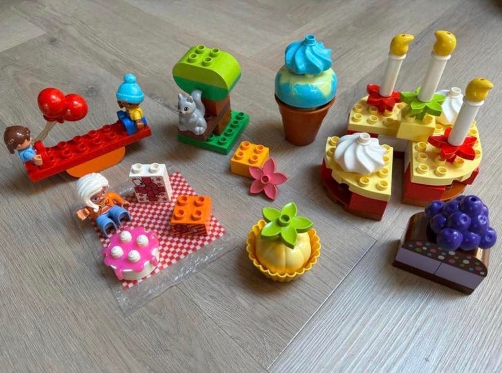 Lego Duplo Mijn eerste feest + Verjaardagspicknick, Kinderen en Baby's, Speelgoed | Duplo en Lego, Inclusief minifiguren, Gebruikt