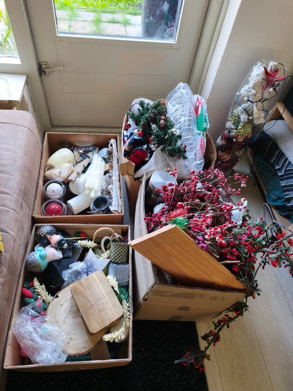 27 dozen kerstdeco, Ophalen, Gebruikt