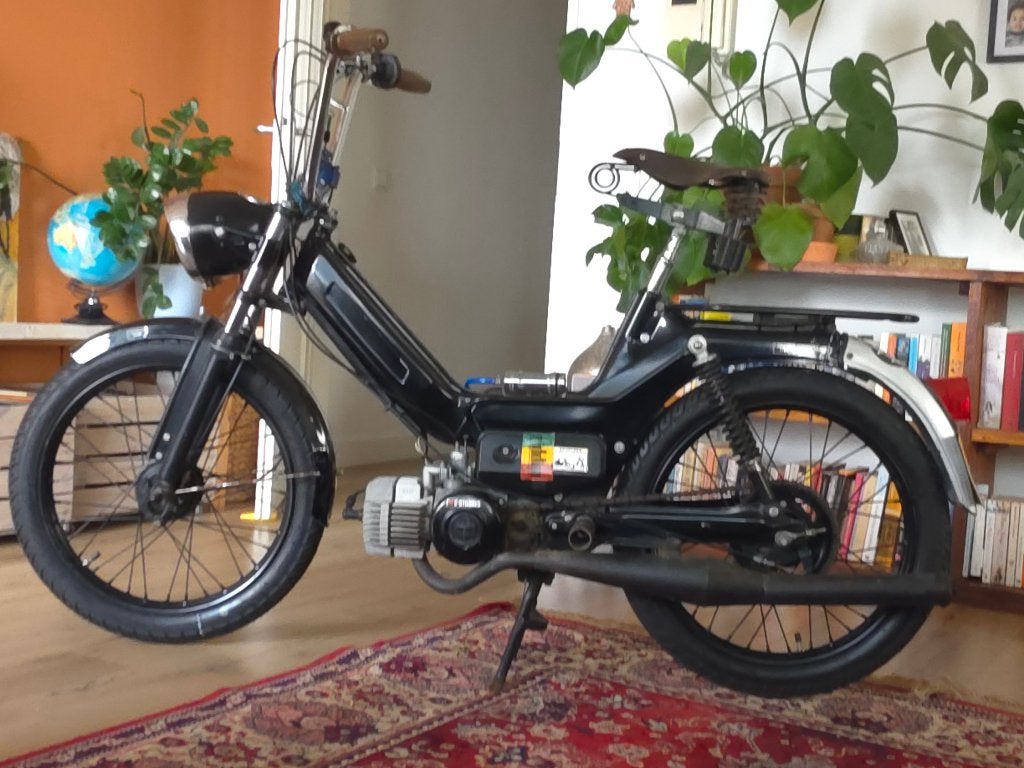 Puch Maxi Nostalgie 50cc geel kenteken, Fietsen en Brommers, Brommers | Puch, Ophalen, Maximaal 45 km/u, Zo goed als nieuw, Maxi