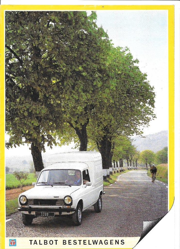 TALBOT 1100 BESTELWAGEN, Ophalen of Verzenden, Zo goed als nieuw, Overige merken