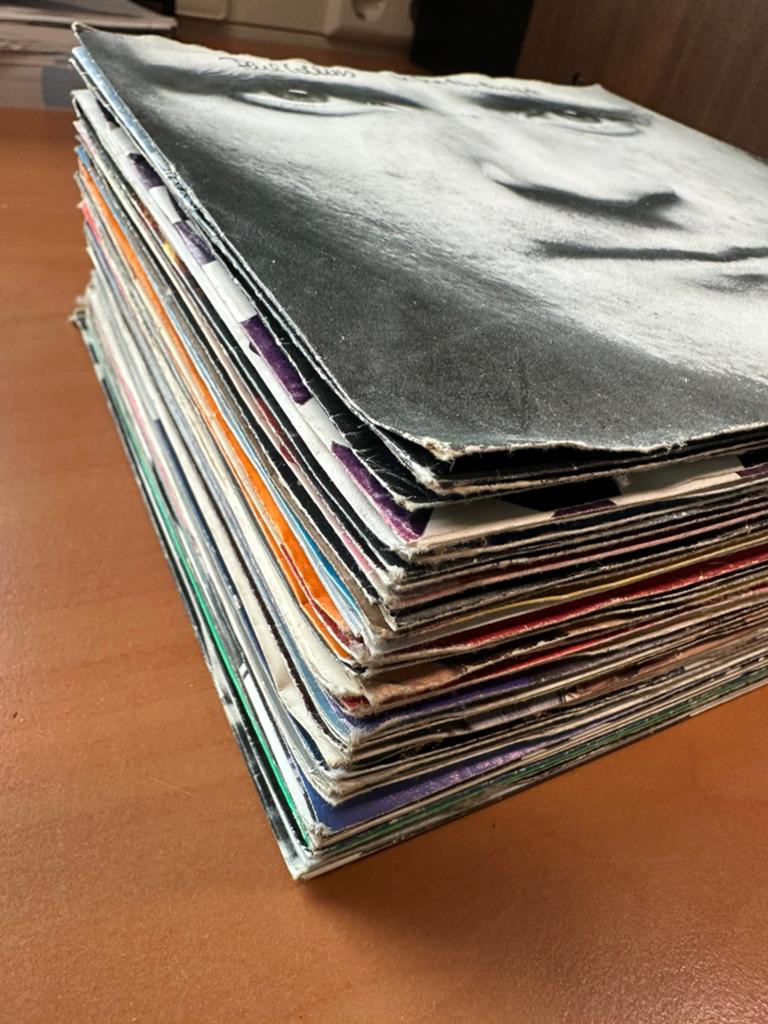 43 singles singels 2lp draaitafel vinyl jukebox platenspeler, Ophalen of Verzenden, Zo goed als nieuw, Overige formaten