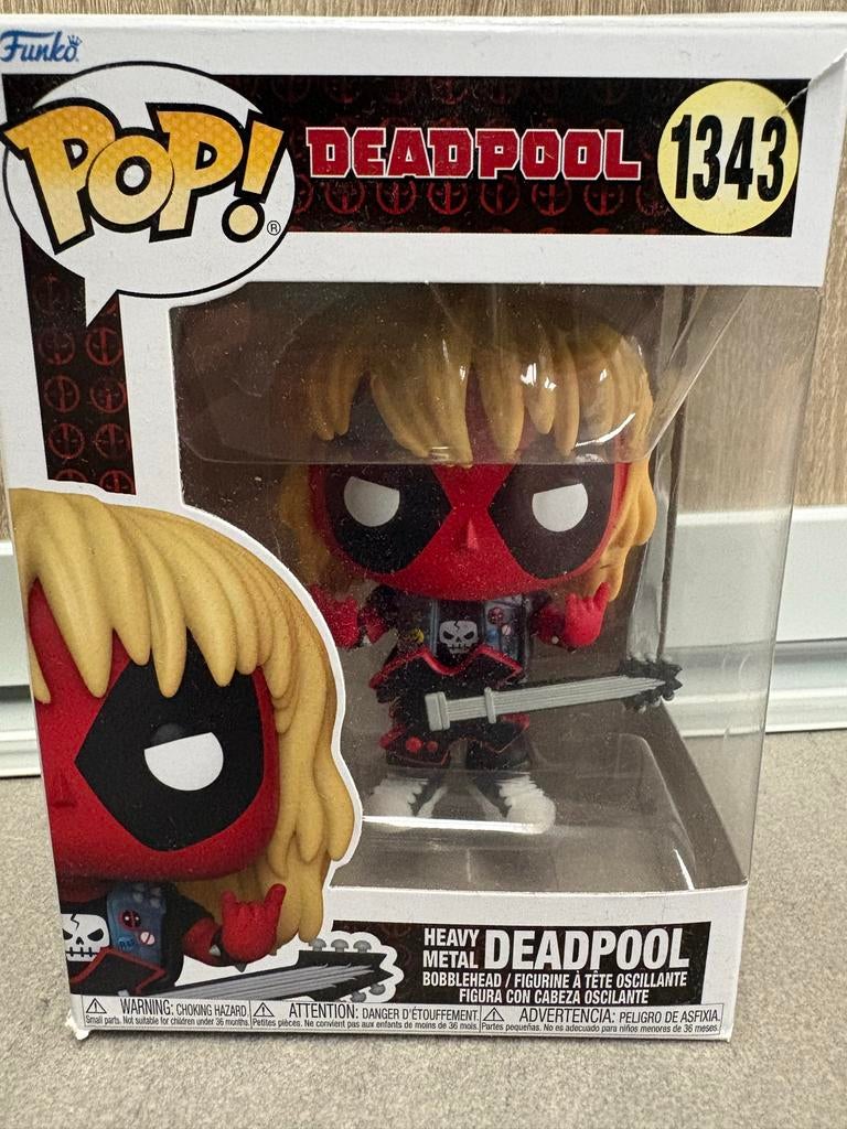 Funko Pop! Heavy Metal Deadpool #1343, Ophalen of Verzenden, Zo goed als nieuw