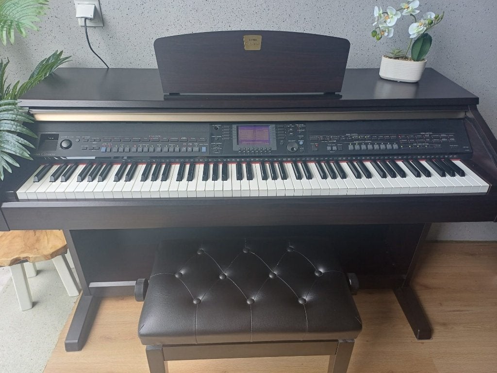 Yamaha Clavinova CVP-401 – Absolute Nieuwstaat!, Bruin, ., Ophalen of Verzenden, Zo goed als nieuw