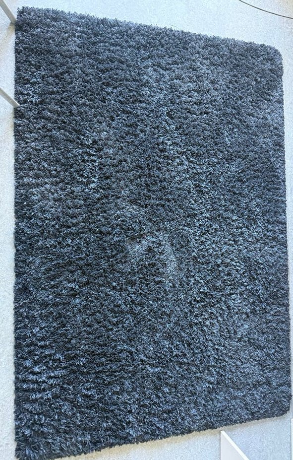 IKEA Donkerblauw Vloerkleed 160x230cm, Ophalen, Gebruikt, Blauw, 150 tot 200 cm
