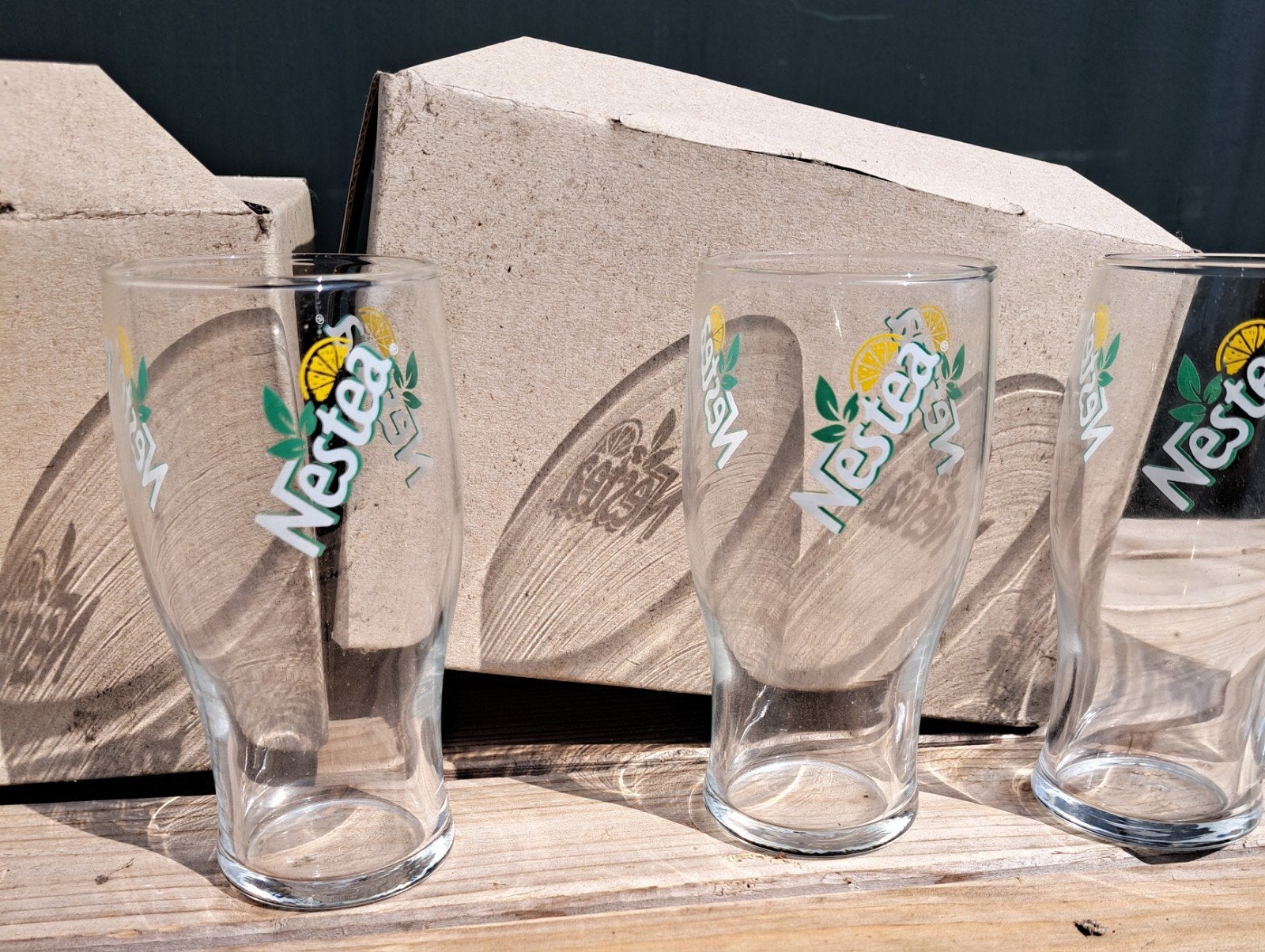 glas glazen drinkglazen, Ophalen