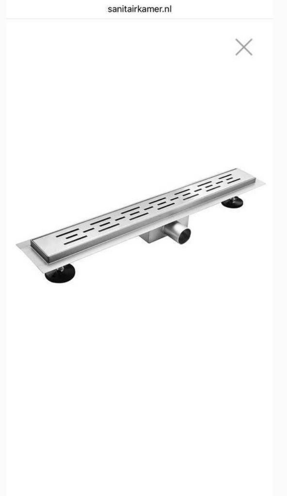 Mueller duodrain douchegoot RVS 70x7cm met tegelrooster, Doe-het-zelf en Verbouw, Sanitair, Ophalen, Nieuw, Rvs, Douche