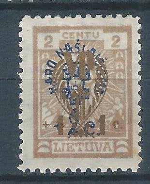 C783 - Baltische staten – Litouwen – MiNr 257 (ongebruikt), Ophalen of Verzenden, Overige landen, Postfris