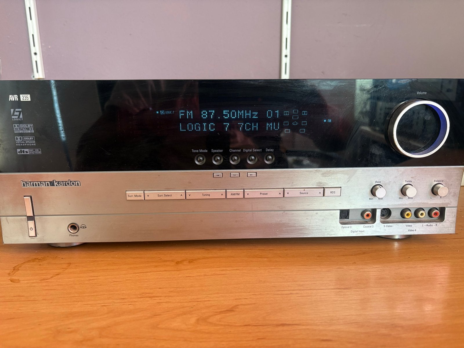 Harman Kardon AVR 235/230 7.1 AV Receiver, Overige merken, Gebruikt, Ophalen of Verzenden, 120 watt of meer