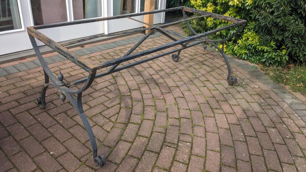 Robuust Smeedijzeren Tafel onderstel (180x80 cm), Ophalen, Rechthoekig, Metaal