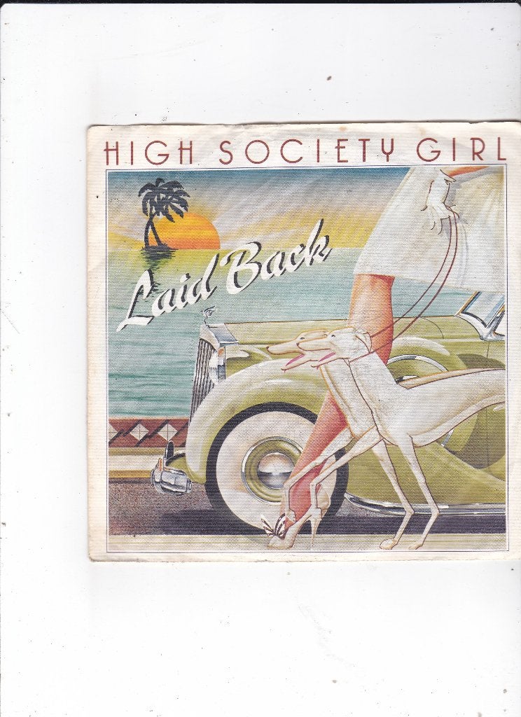 Single Laid Back - High Society Girl, Ophalen of Verzenden, Gebruikt, 7 inch, Pop