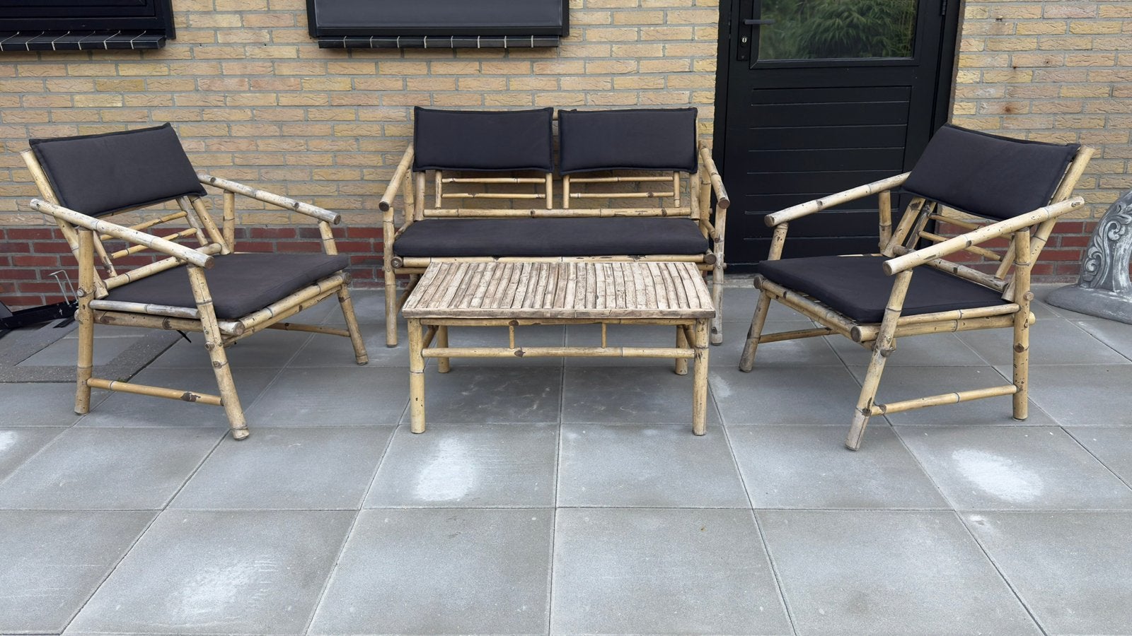 Tuinset Bamboe, Ophalen, Gebruikt, Bank
