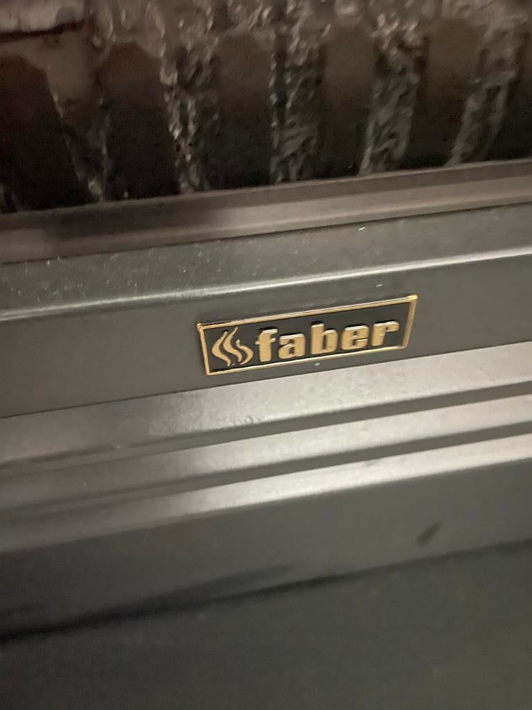 Faber elektrische haard met schouw, Huis en Inrichting, Haarden, Zo goed als nieuw, Elektrische haard, Ophalen of Verzenden