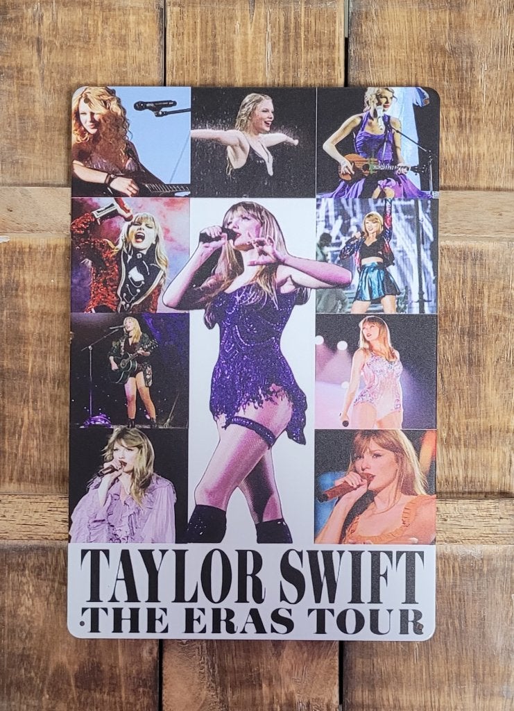 Taylor Swift Era's Tour reclamebord van metaal wandbord deco, Info@deconoord.nl, Deco Noord, Nieuw, Ophalen of Verzenden