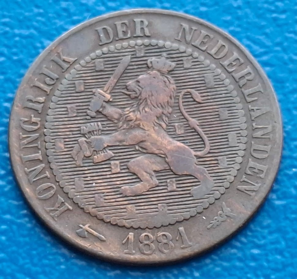 Nederland 2 1/2 cent 1881 - Willem III *, Ophalen of Verzenden, Koning Willem III, Overige waardes, Losse munt