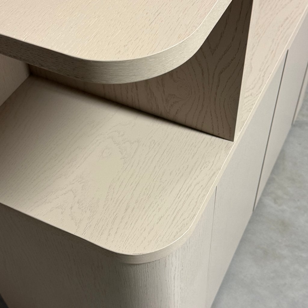 Foto 8 van vakkenkast japandi eiken fineer  taupe 120 en 180cm