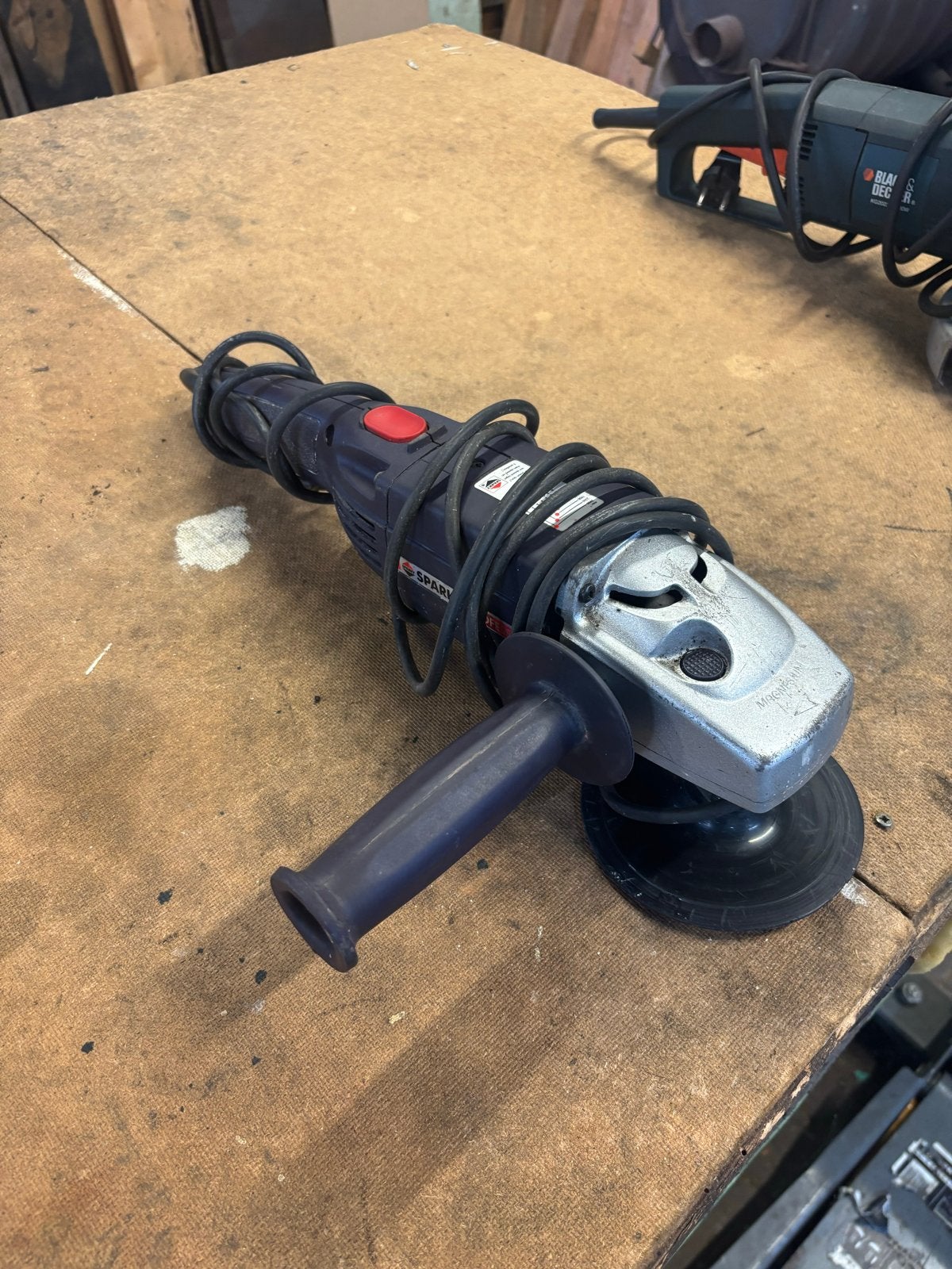 Sparky Professional Haakse Schuur-/Polijst-/Slijpmachine, Ophalen of Verzenden, Gebruikt, Haakse handslijpmachine