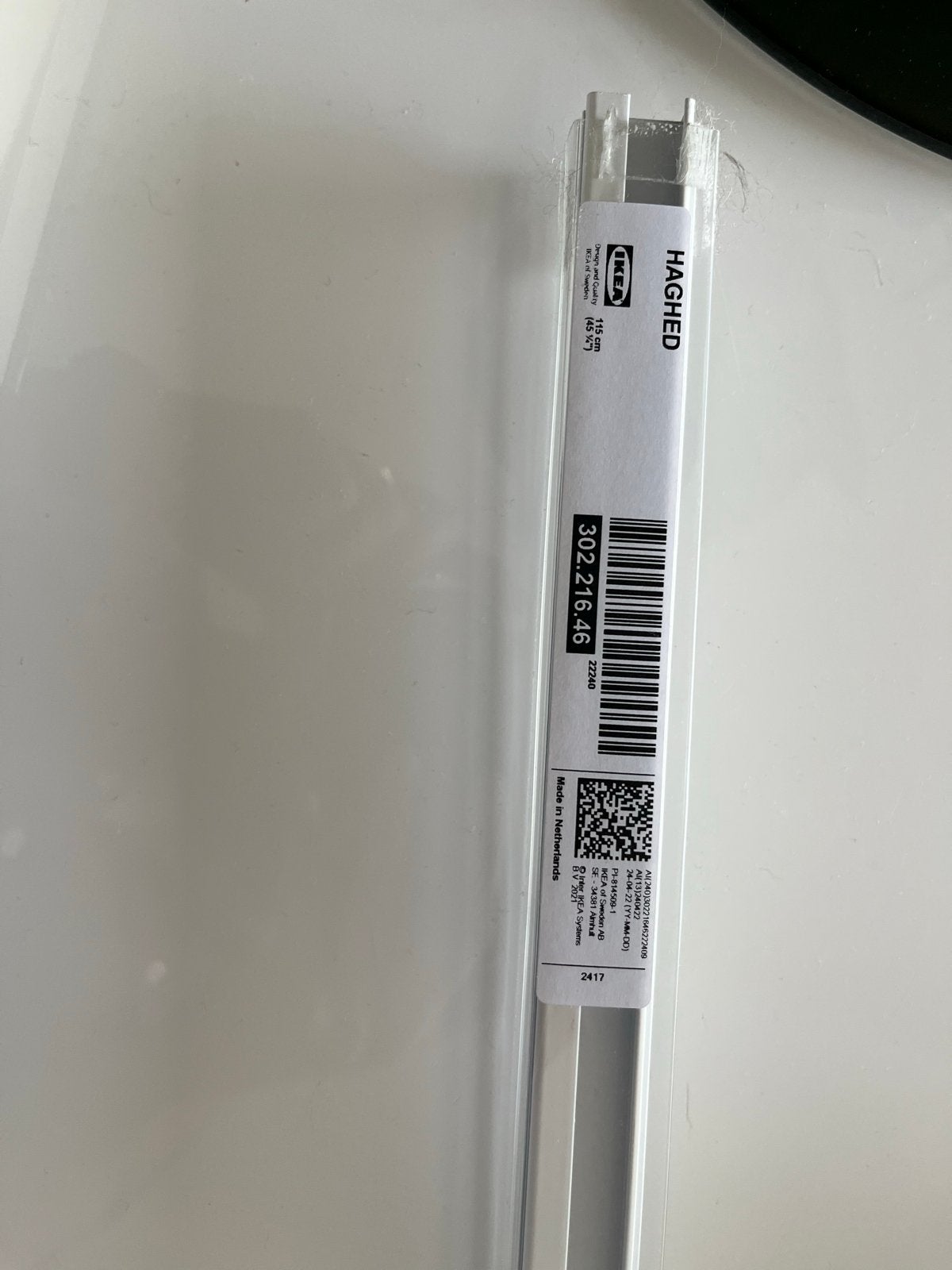 IKEA HAGHED - fotorail - incompleet, Ophalen, Nieuw