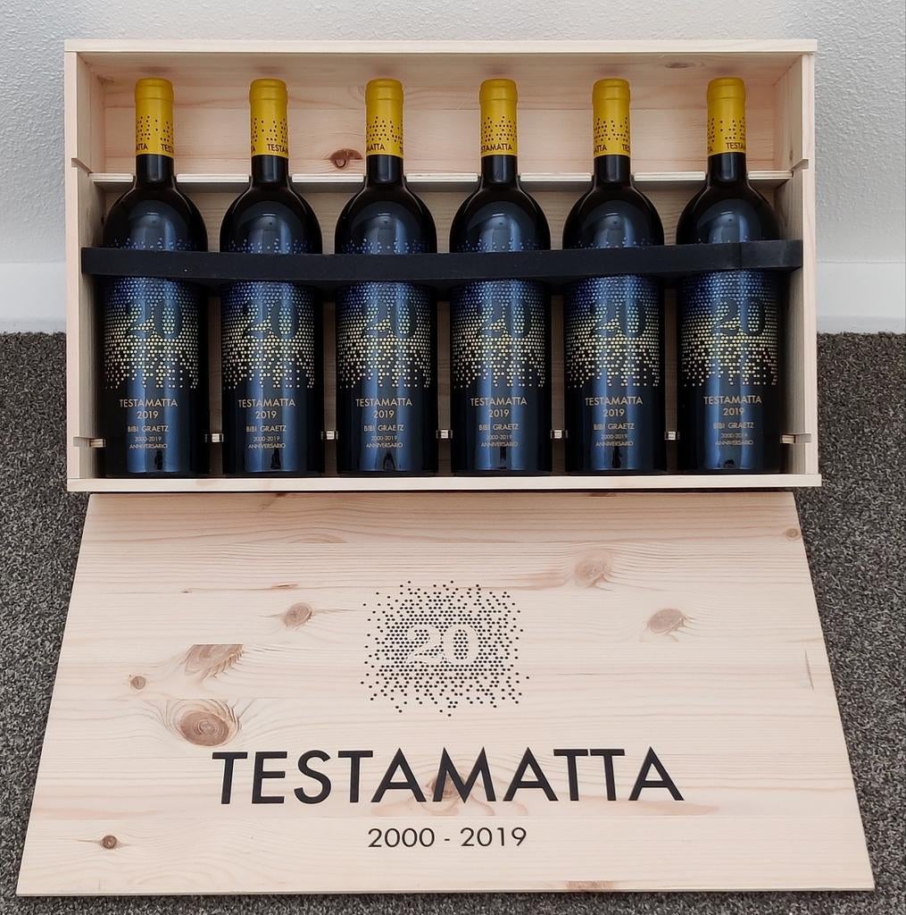 2019 Bibi Graetz Testamatta in volle kist van 6 flessen, Nieuw, Rode wijn, Vol, Italië