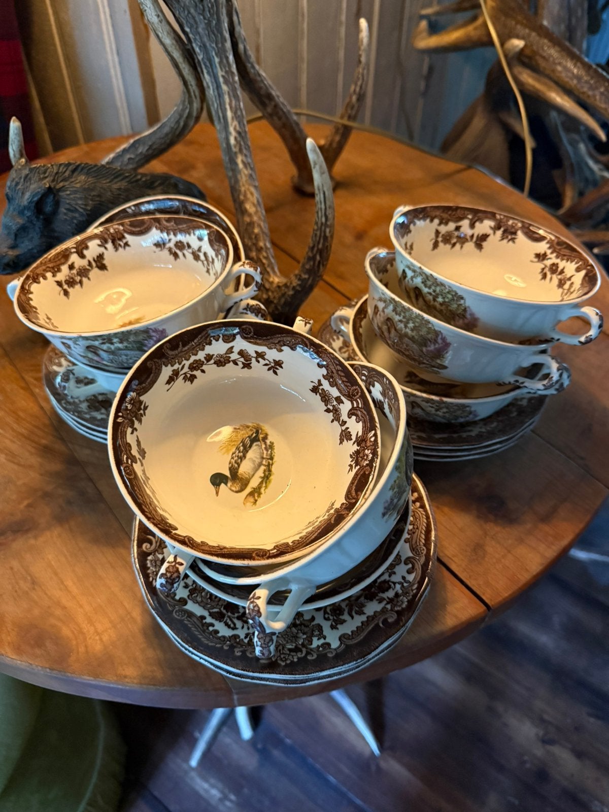 Tk 9 Soepkommen Palissy game serie jachtservies, Ophalen