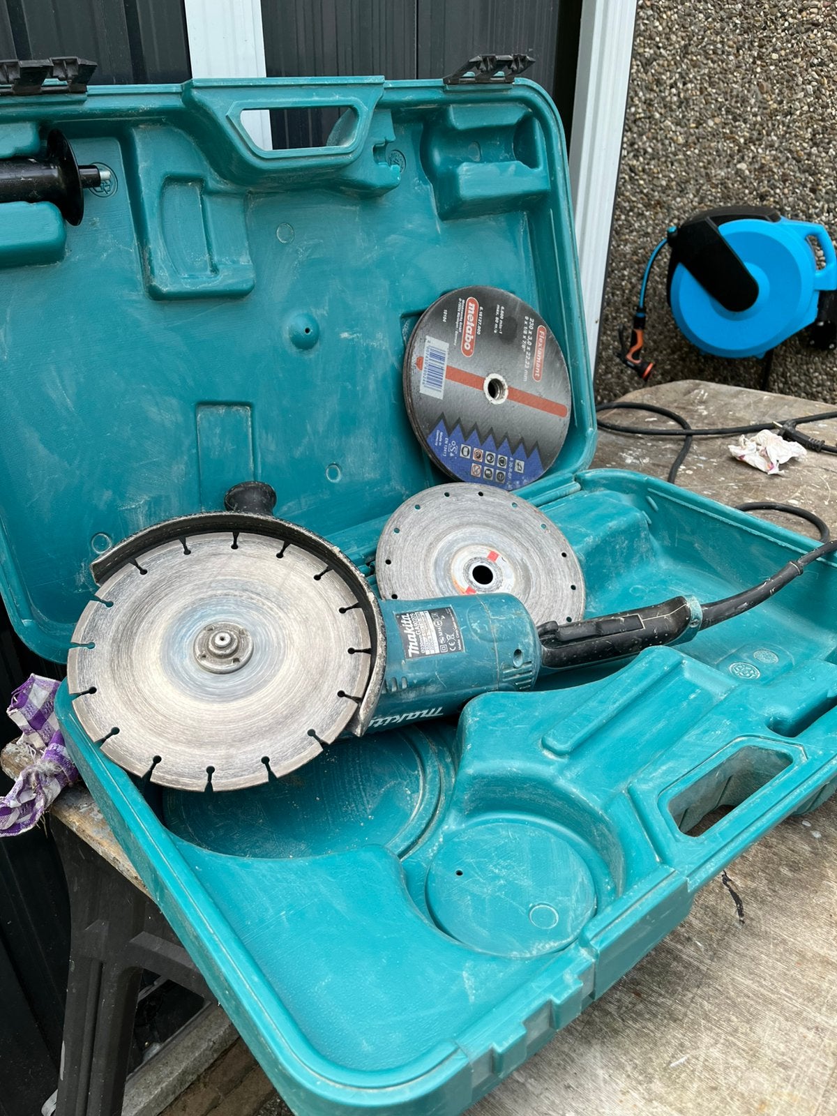 Makita slijpmachine, Ophalen, Gebruikt, 1000 watt of meer, Haakse handslijpmachine