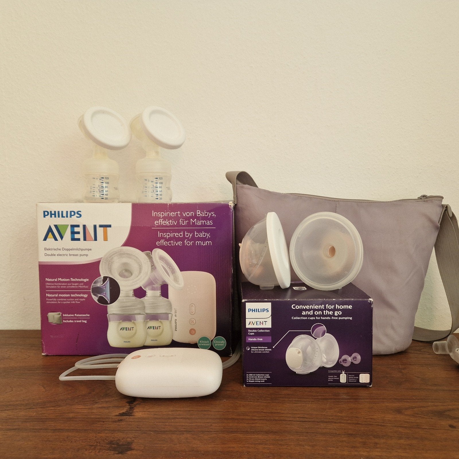 Philips Avent Dubbele Elektrische Kolf met Handsfree Cups, Ophalen of Verzenden