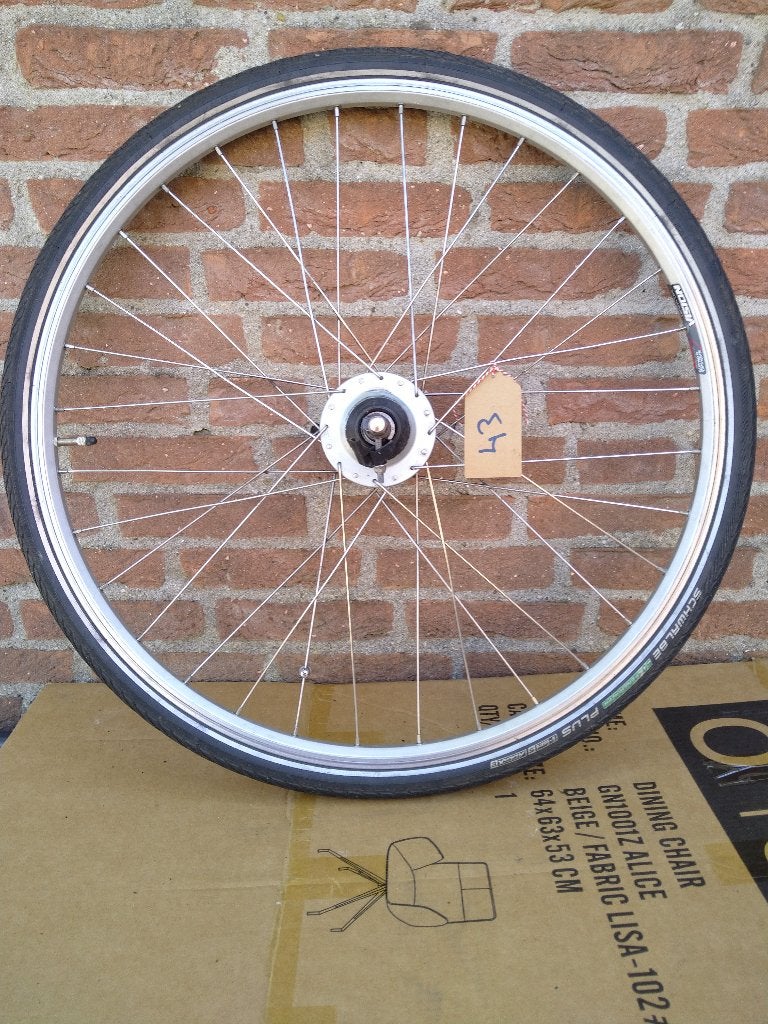 Achterwiel Nexus 8 Velgrem €70,-, Fietsen en Brommers, Wiel, Gebruikt, Gazelle, Ophalen of Verzenden