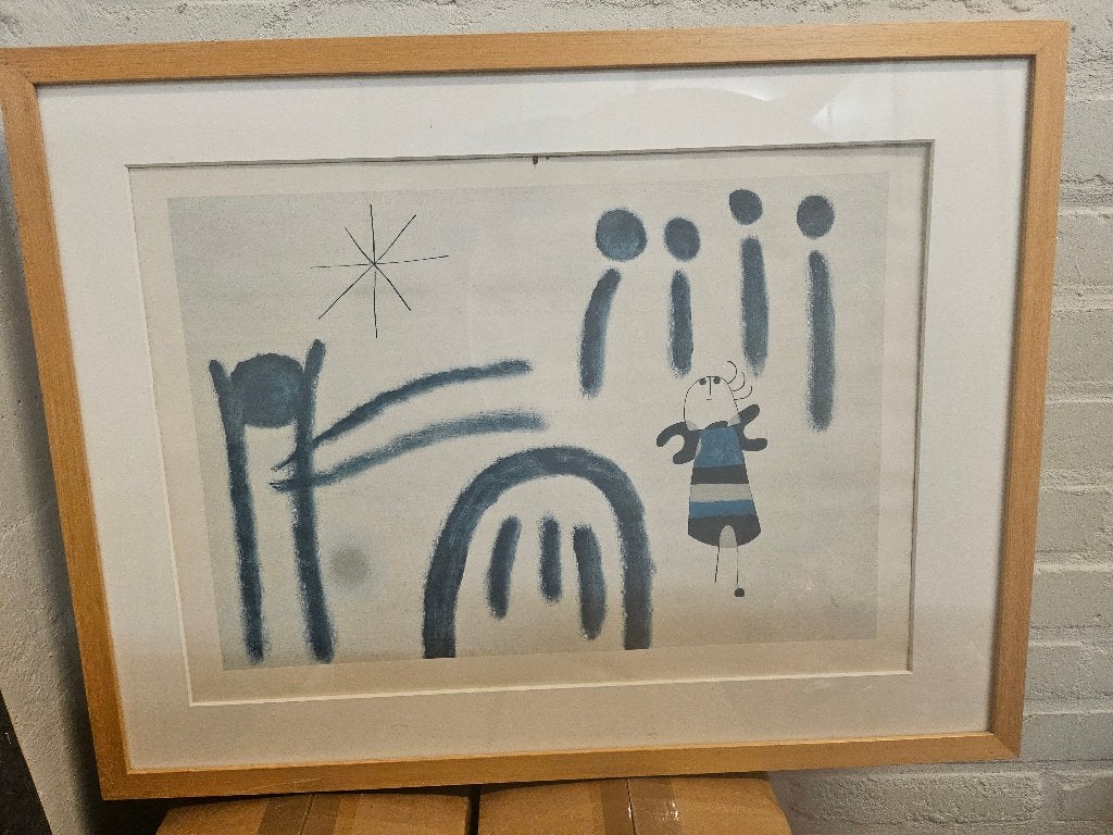 Schilderij Joan Miro, Ophalen of Verzenden