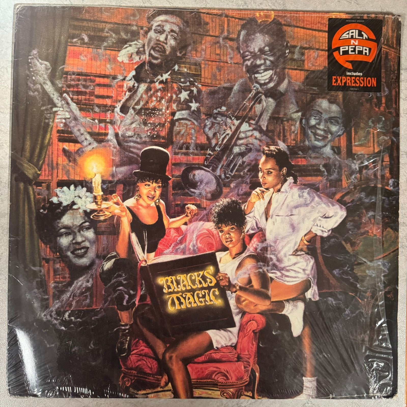Salt-N-Pepa Blacks Magic LP Vinyl 1990 Hip Hop Rap Pop, LP, Gebruikt, Fotohoes, Ophalen of Verzenden