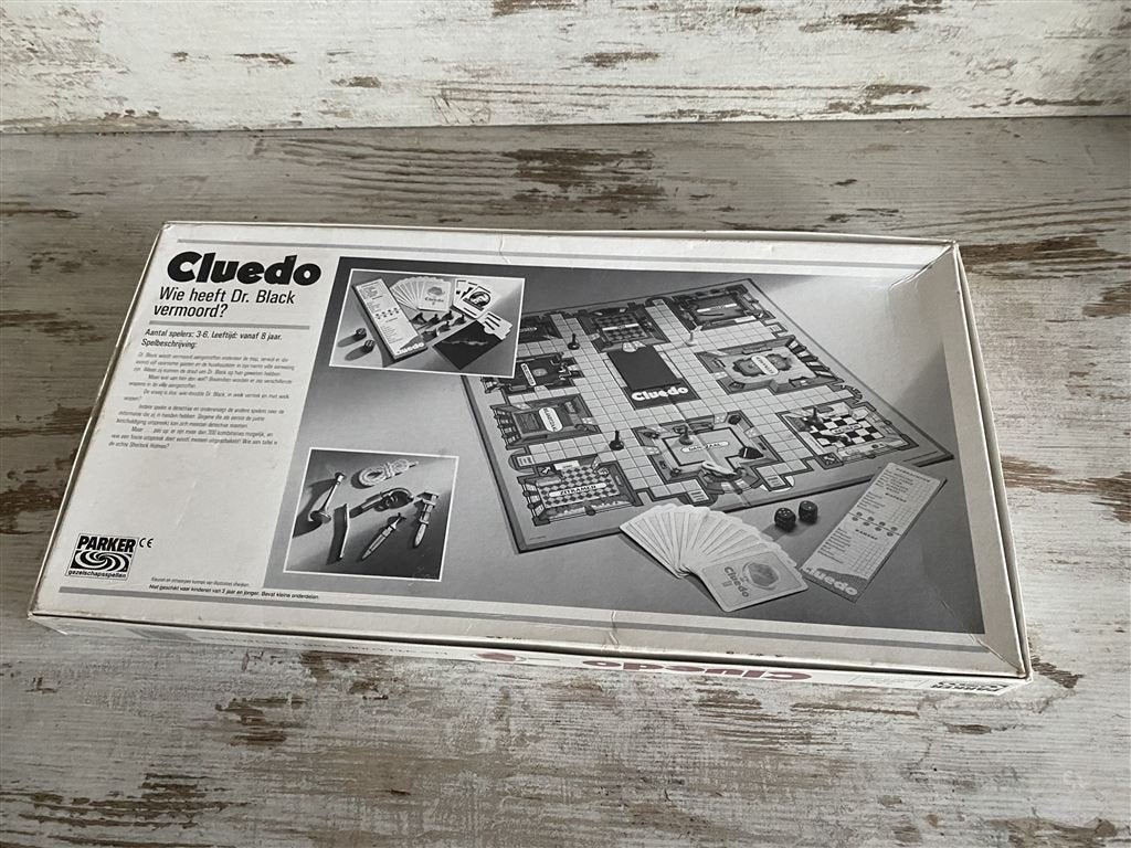 Cluedo lange doos parker [s990], Hobby en Vrije tijd, Gezelschapsspellen | Bordspellen, Verzenden, Zo goed als nieuw