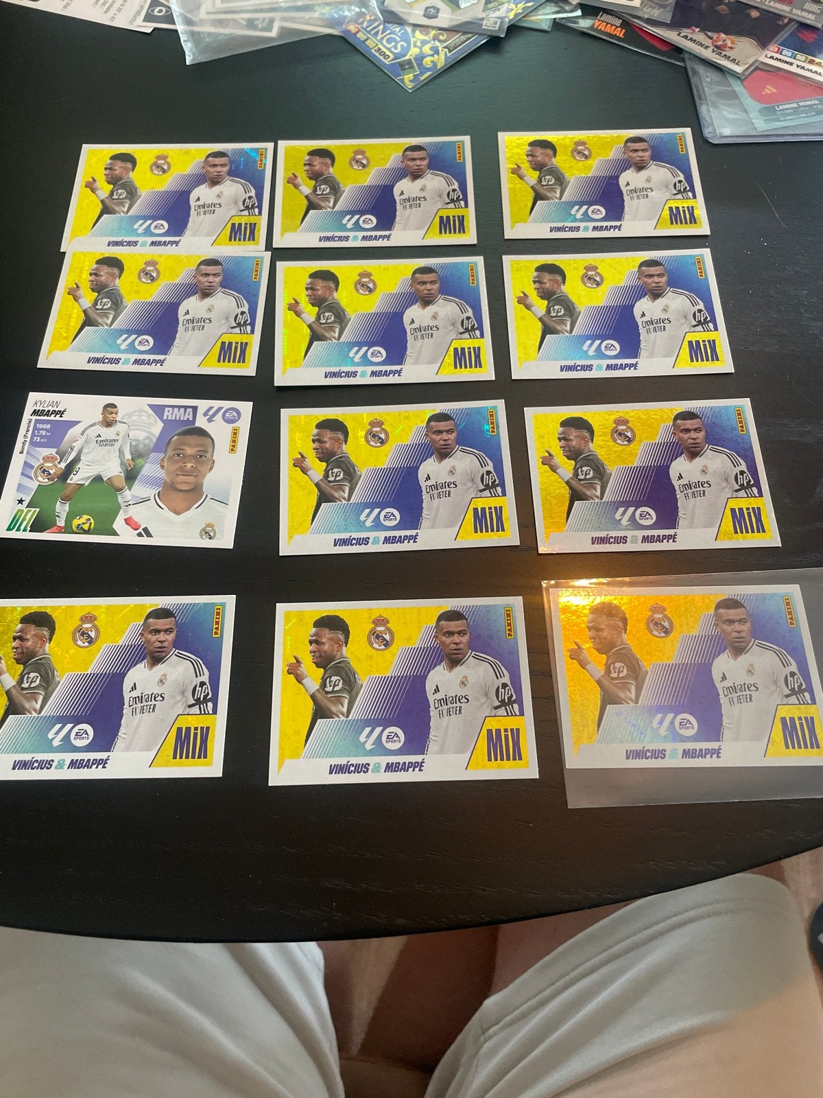 Vinicius Mbappe Mix Panini,s 12x, Ophalen of Verzenden